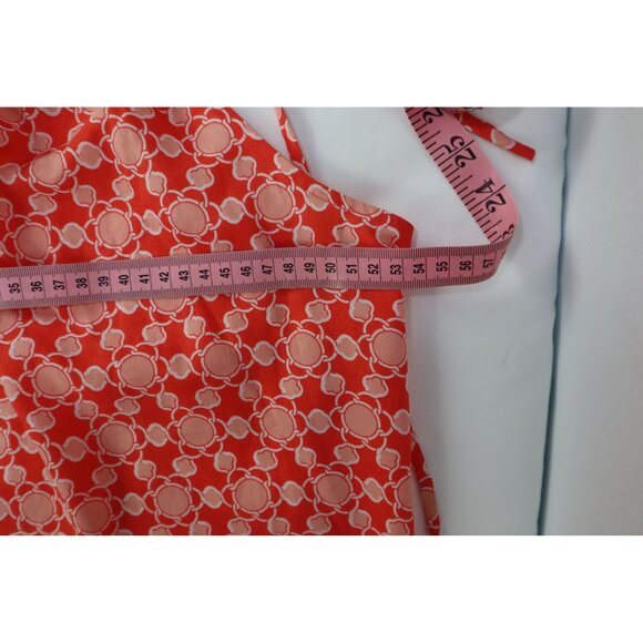 New York & Co peach& beige Sleeveless Top with adjustable tie Neckline Size‎ XL - Picture 11 of 13